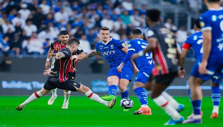 من فوز الهلال على الرائد في الدوري السعودي