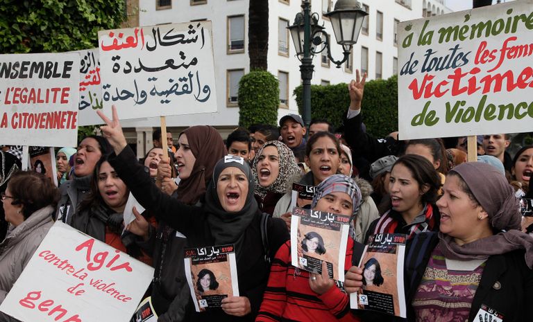 مظاهرة نسوية في الجزائر- أرشيفية