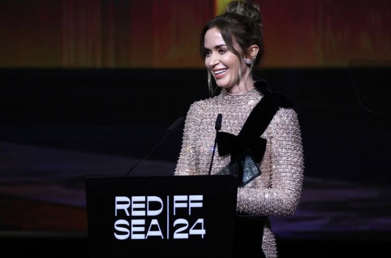 إميلي بلانت المكرمين في مهرجان البحر الأحمر السينمائي 2024