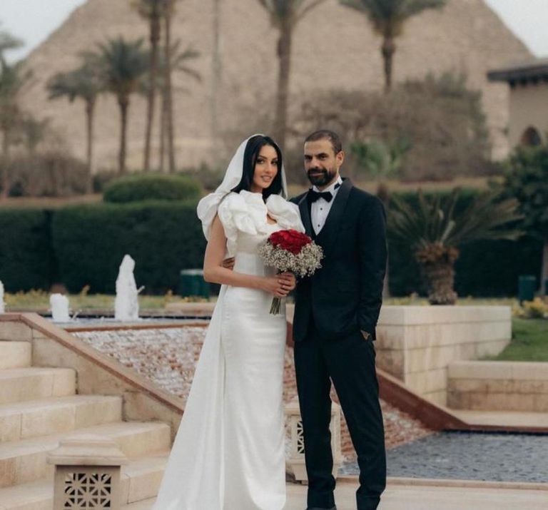 أمير طعيمة وزوجته