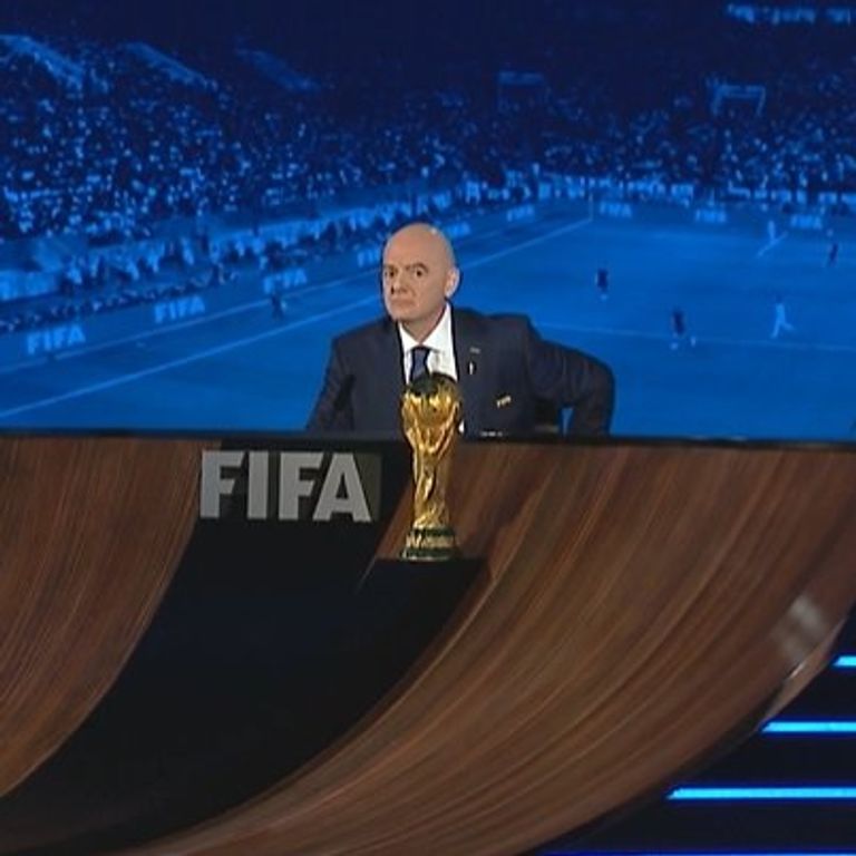 مشهد من بث الفيفا كأس العالم