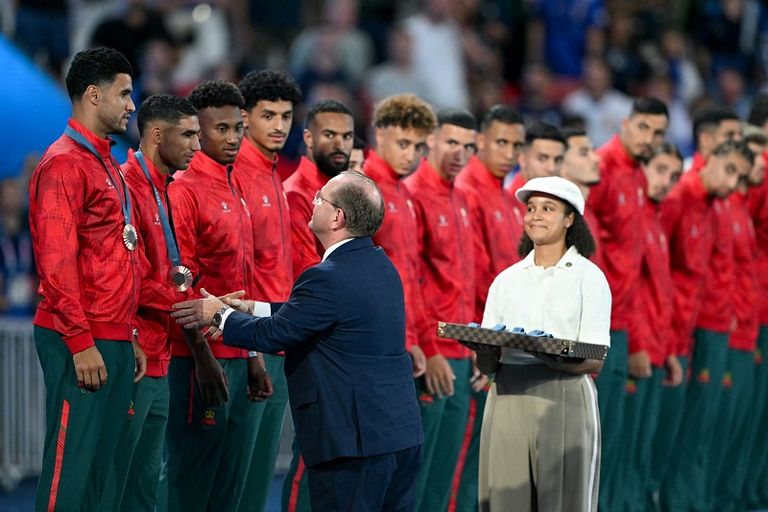 منتخب المغرب تحت 23 عاما العداء المغربي سفيان البقالي