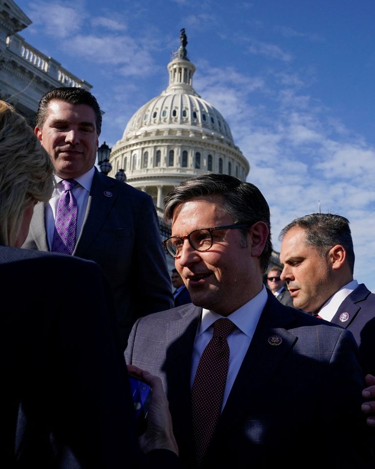 مايك جونسون رئيس مجلس النواب الأمريكي - رويترز