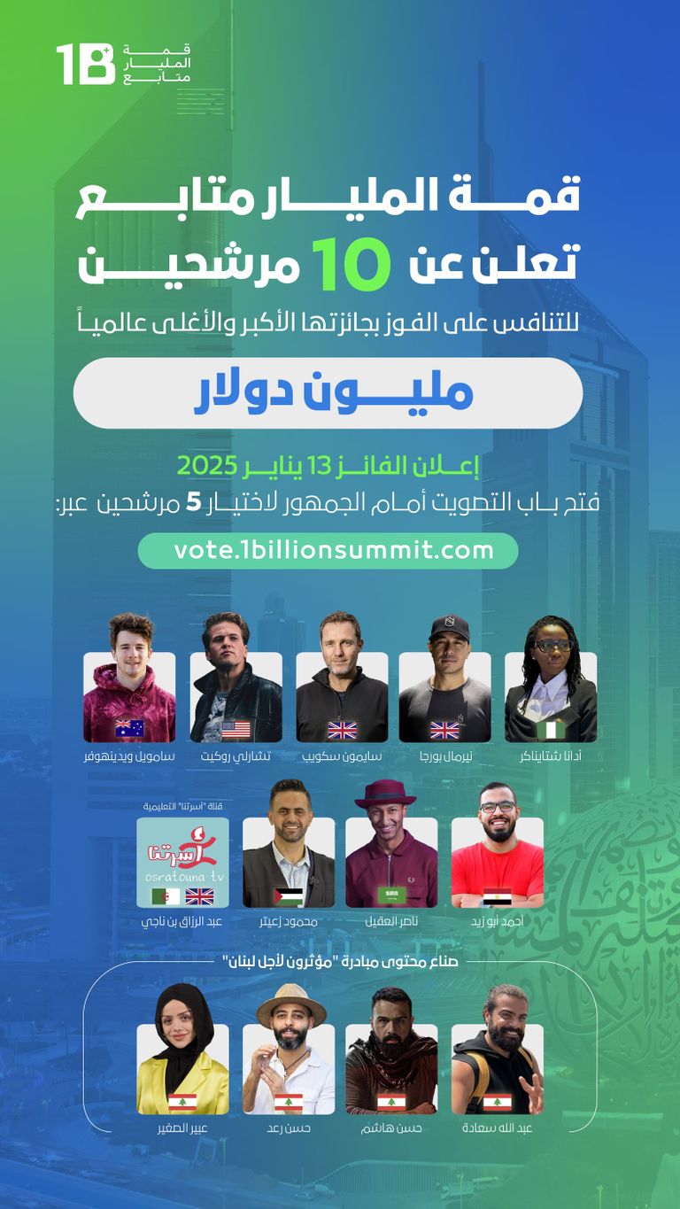 قمة المليار متابع- أرشيفية