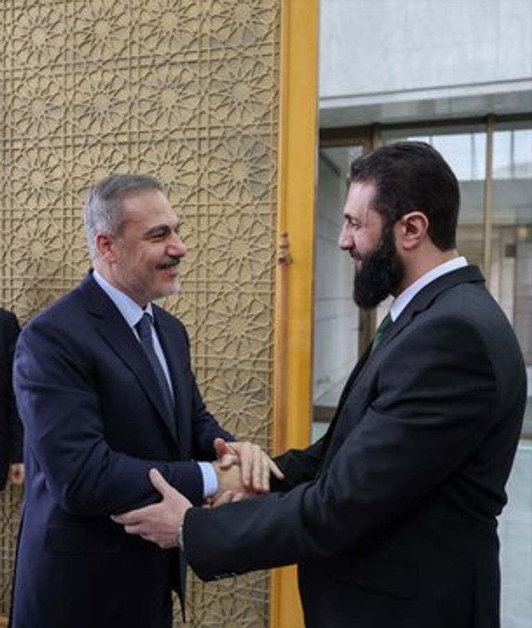 وليد جنبلاط خلال لقاء الجولاني