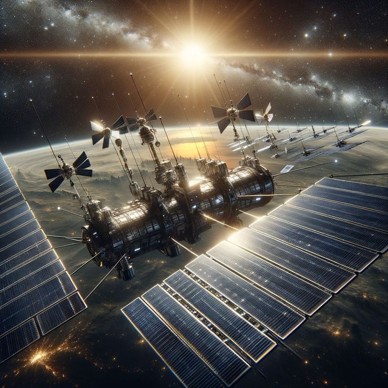 الحصول على الطاقة الشمسية من الفضاء