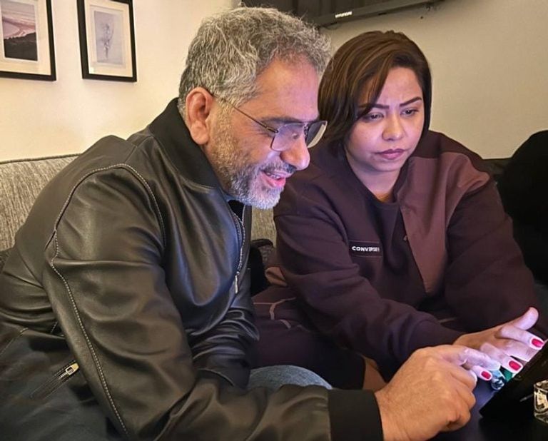 شيرين عبدالوهاب وحسام حبيب