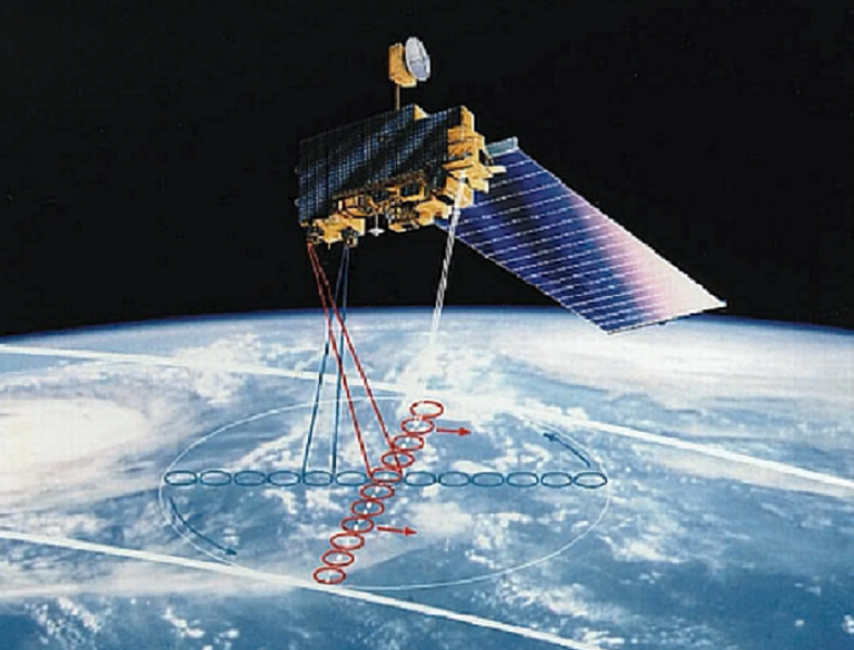 الصورة التي التقطها القمر الصناعي تيرا