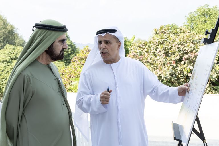 الشيخ محمد بن راشد آل مكتوم يطلع على مشاريع حتا التطويرية