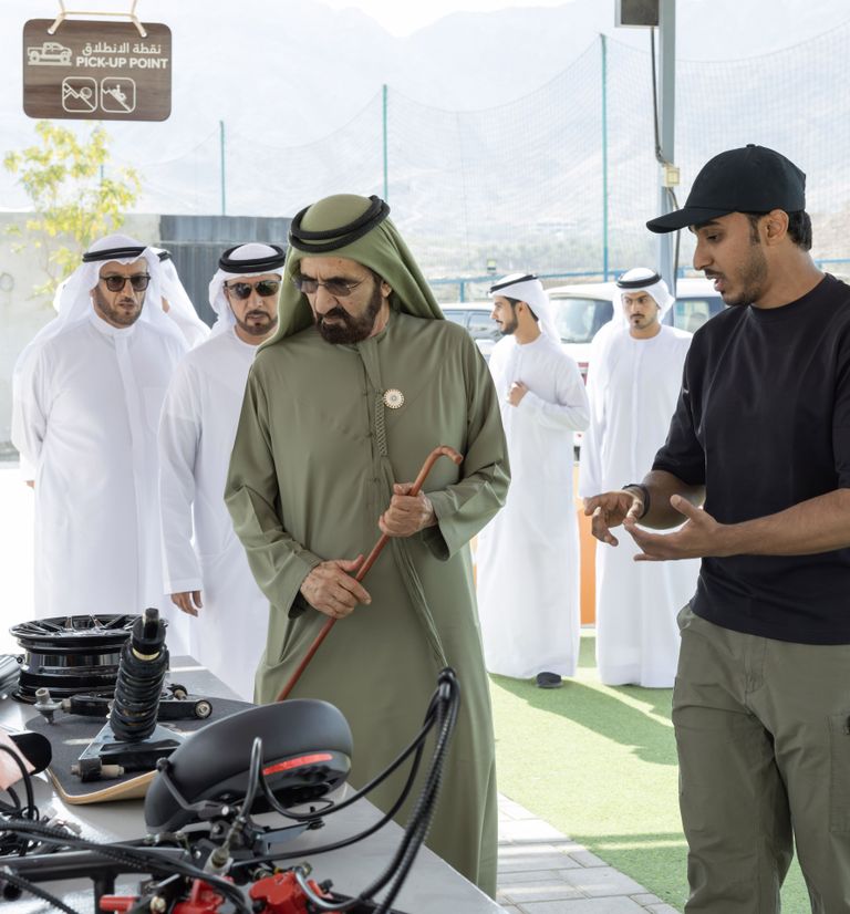 الشيخ محمد بن راشد آل مكتوم يطلع على مشاريع حتا التطويرية