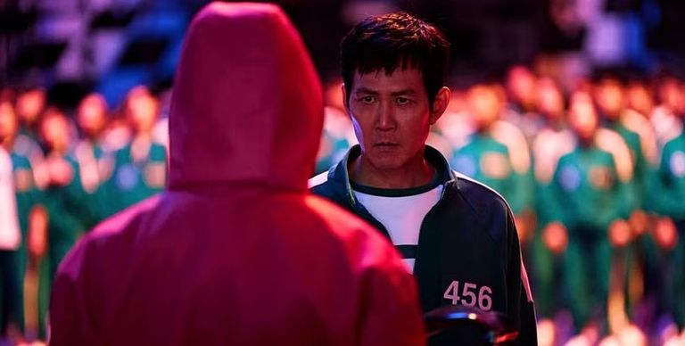 لقطة من مسلسل "لعبة الحبار"