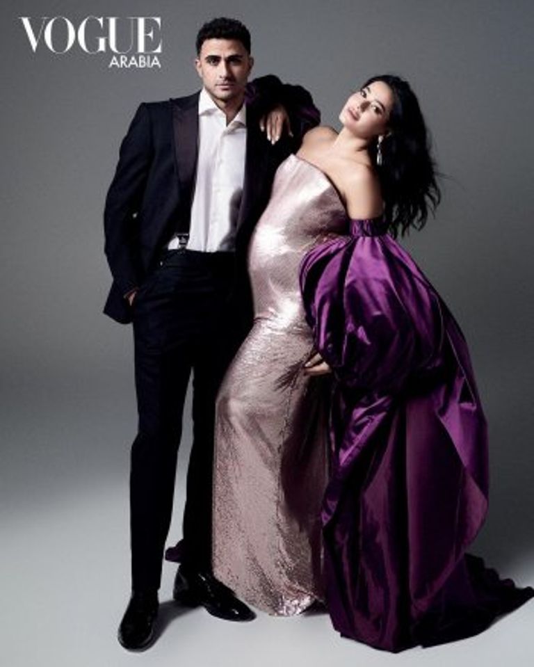 رحمة رياض رفقة زوجها ألكسندر علوم 