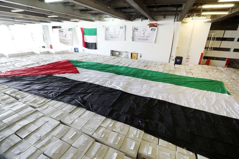 سفينة المساعدات الإماراتية إلى غزة