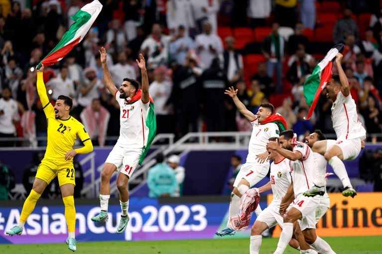 فرحة منتخب الأردن