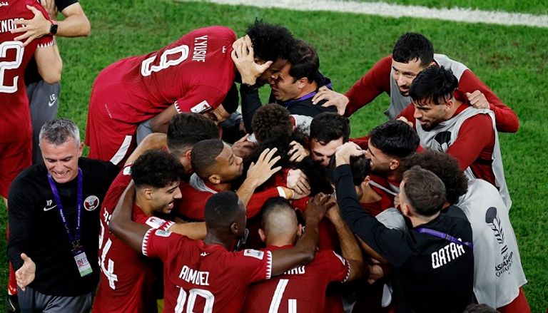منتخب قطر في كأس آسيا 2023 المعز علي مهاجم منتخب قطر