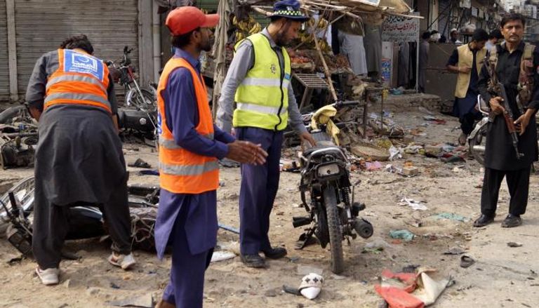 تفجير سابق في باكستان