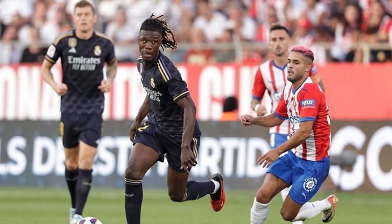 ريال مدريد وجيرونا كريستيانو رونالدو في لقاء ريال مدريد وجيرونا