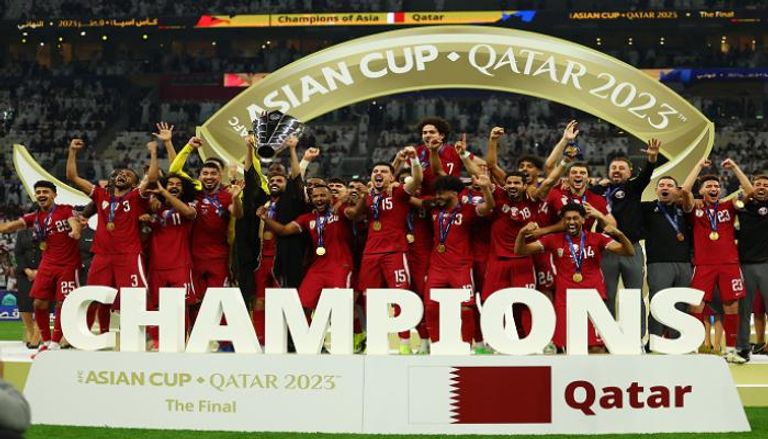 تتويج منتخب قطر بكأس آسيا 2023