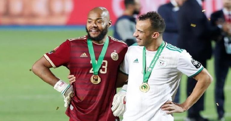 رايس مبوحلي وجمال بلعمري أبطال أفريقيا 2019