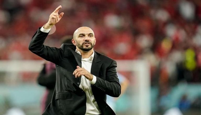 وليد الركراكي مدرب منتخب المغرب