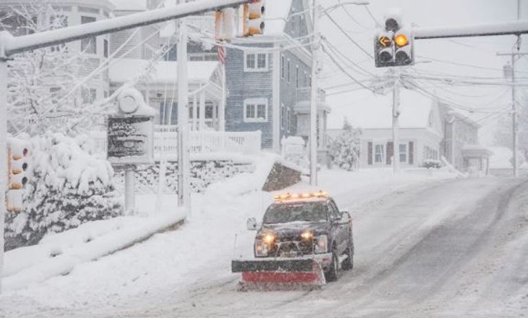 عاصفة ثلجية - أرشيفية