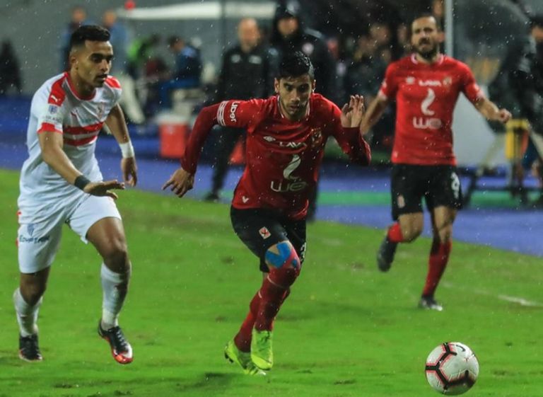 ناصر ماهر بقميص الأهلي ضد الزمالك