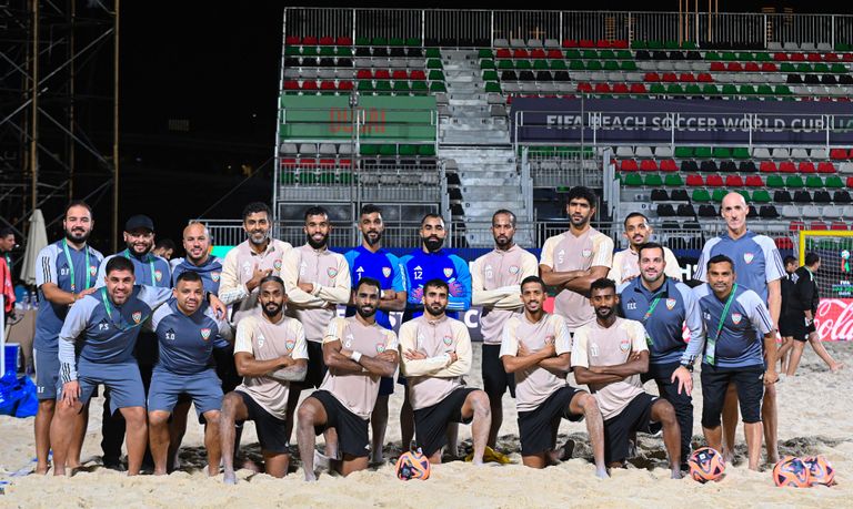 منتخب الإمارات المشارك في كأس العالم للكرة الشاطئية 2024 منتخب الإمارات