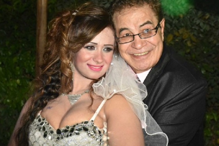 محمود عامر ورشا فرج في زفافهما