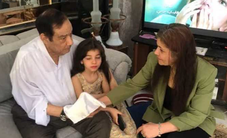 محمود عامر ورشا فرج في زفافهما