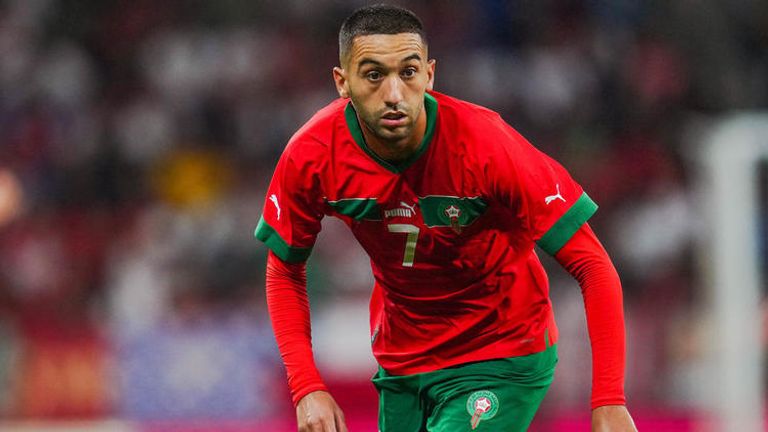 حكيم زياش منتخب المغرب