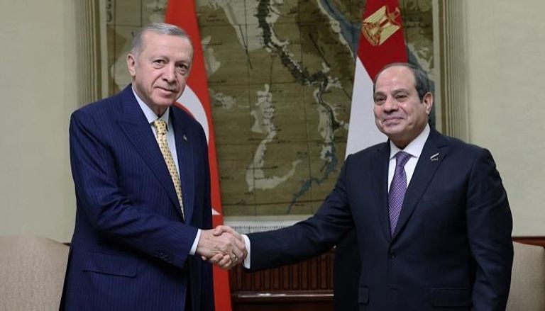 السيسي وأردوغان في القاهرة - رويترز
