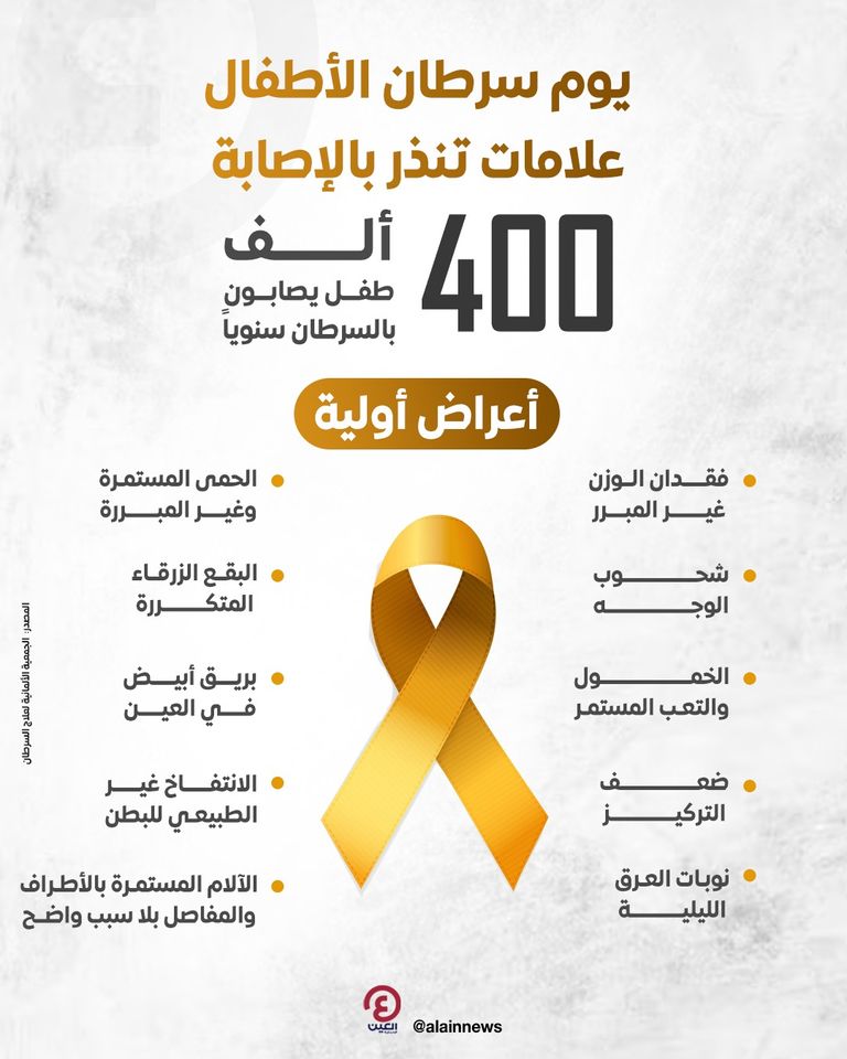 طفلة مصابة بالسرطان