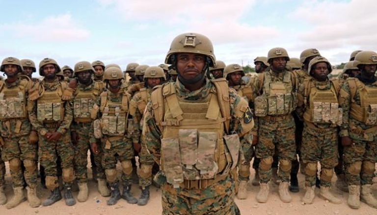 جنود صوماليون في معسكر تدريبي - أرشيفية