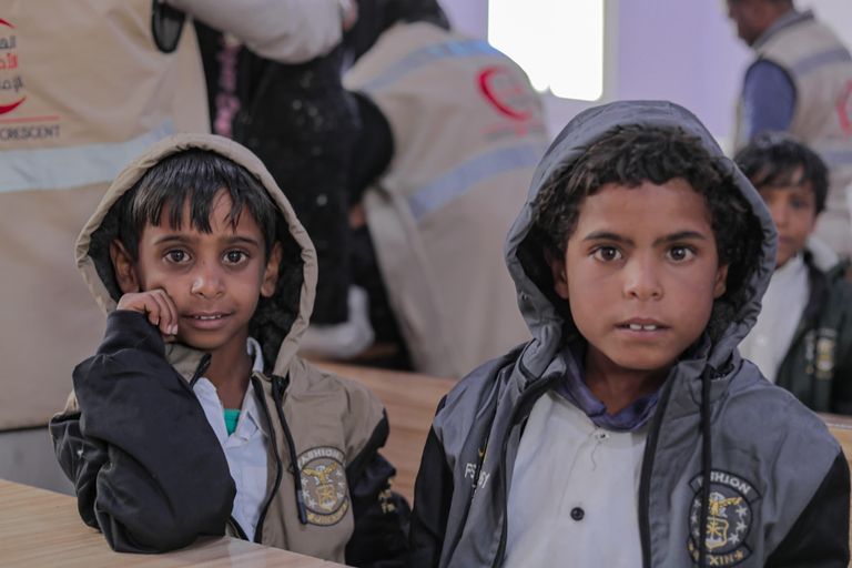 الإمارات ترسم البسمة على وجوه أطفال اليمن