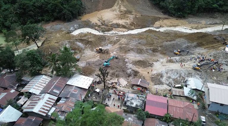 الانهيار الأرضي في الفلبين