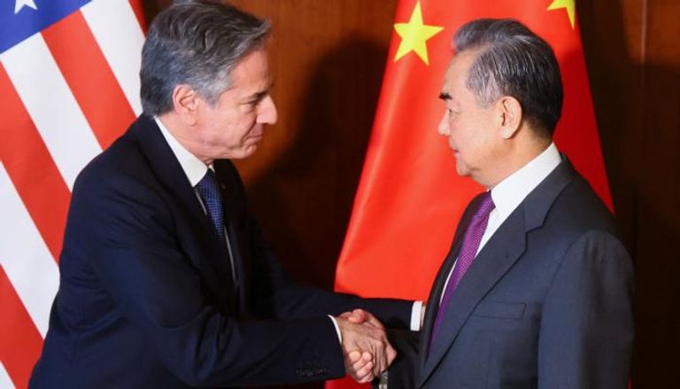 وزير الخارجية الصيني وانغ يي ووزير الخارجية الأمريكي أنتوني بلينكن