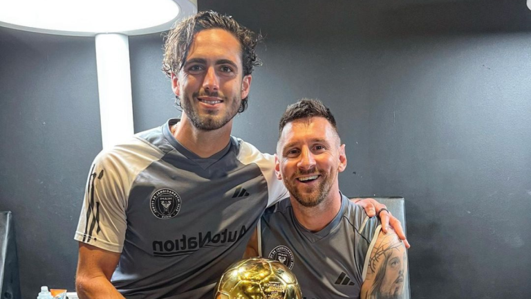 ليونيل ميسي وليوناردو كامبانا ليوناردو كامبانا وليونيل ميسي