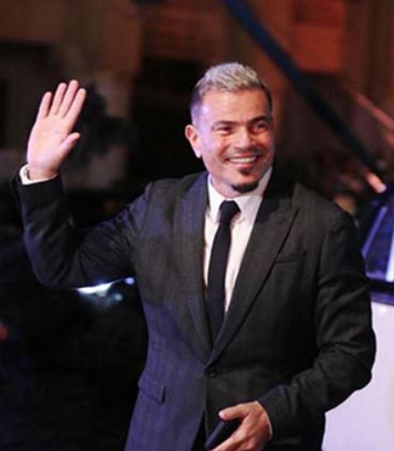 النجم المصري عمرو دياب - أرشيفية