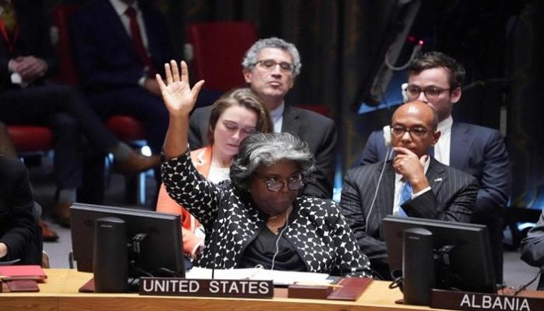 السفيرة ليندا توماس غرينفيلد ممثلة الولايات المتحدة لدى الأمم المتحدة