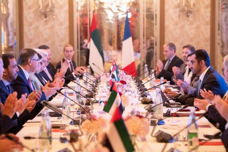 مجلس الأعمال الإماراتي-الفرنسي يعقد اجتماعه الثاني في باريس