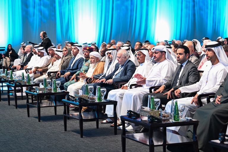 الشيخ نهيان بن مبارك آل نهيان في افتتاح المؤتمر