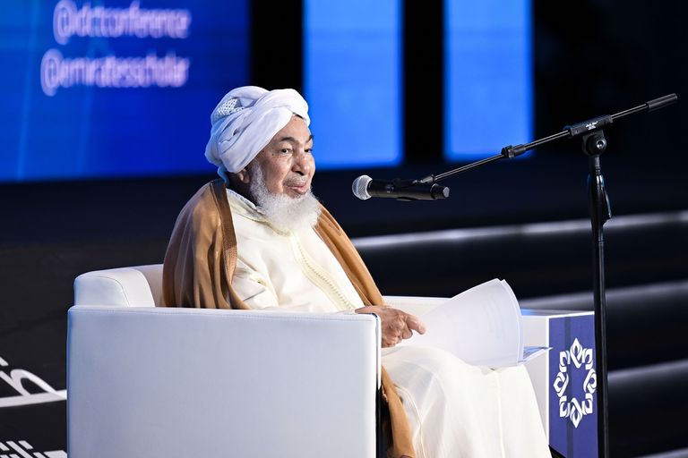 الشيخ نهيان بن مبارك آل نهيان في افتتاح المؤتمر