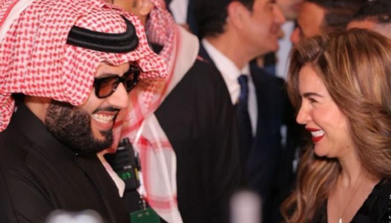 المستشار تركي آل الشيخ في حفل "ليالي سعودية مصرية" ومي عز الدين