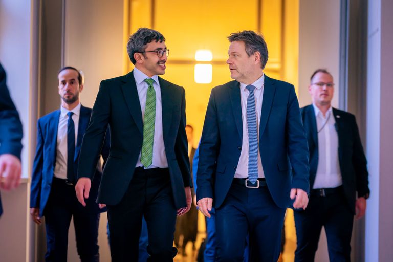 الشيخ عبدالله بن زايد آل نهيان يلتقي وزيرة خارجية ألمانيا