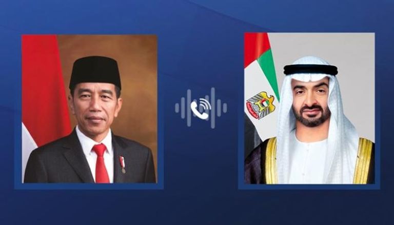 الشيخ محمد بن زايد آل نهيان مع الرئيس الإندونيسي