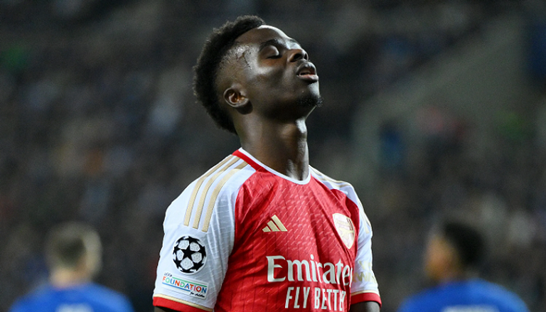 بوكايو ساكا فريق أرسنال الإنجليزي