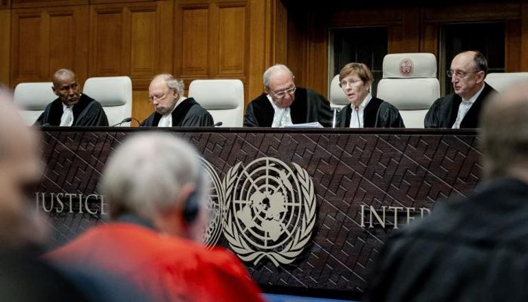 جانب من جلسات محكمة العدل الدولية