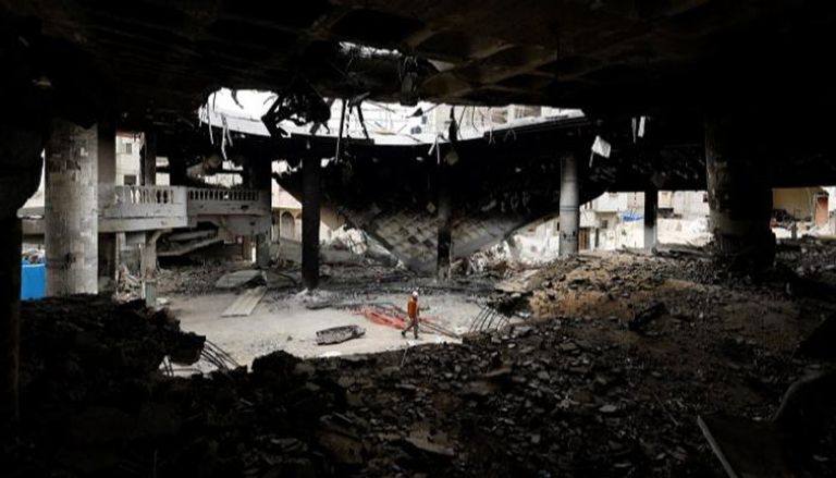 جانب من الدمار في قطاع غزة - رويترز