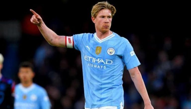 كيفين دي بروين لاعب مانشستر سيتي الإنجليزي