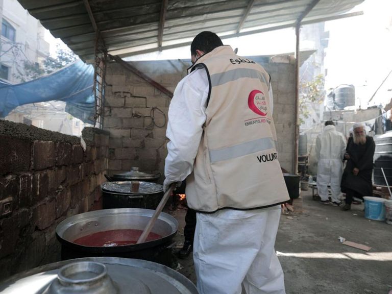 المطبخ الخيري الإماراتي في غزة